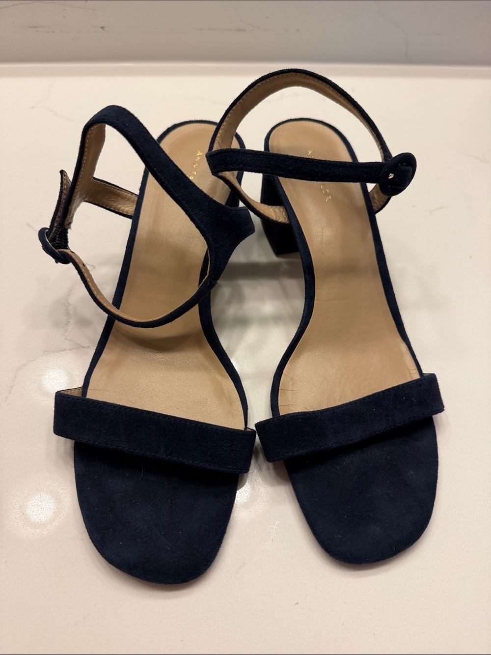 Ann Taylor perfect block heel sandals size 9